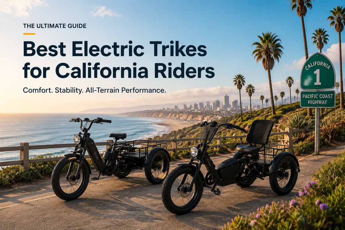 Best electric trikes for California riders on the Pacific Coast Highway with coastal scenery