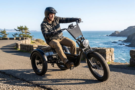 Electric Trike by the ocean