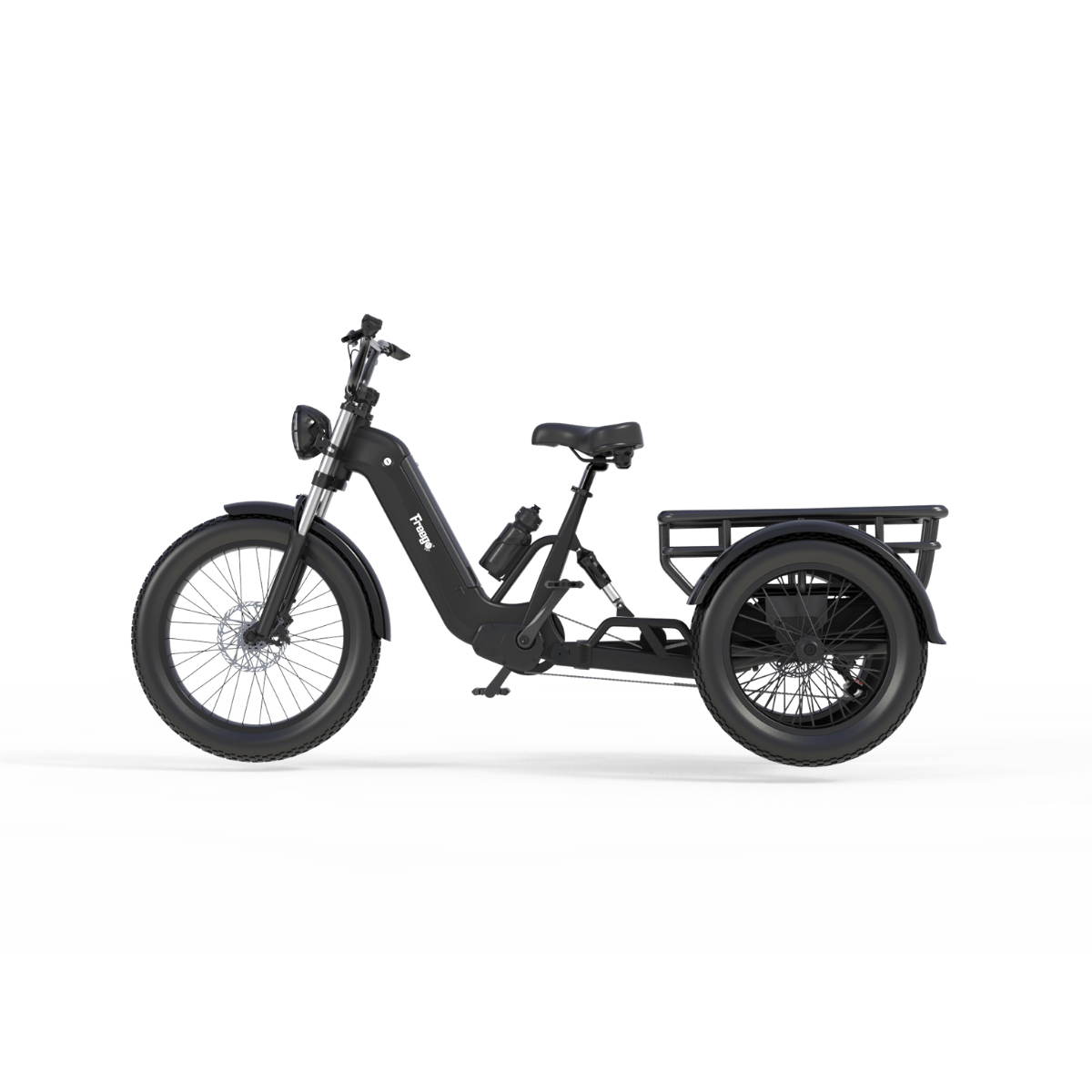 Side view of freego flextrike swing on a transparent background