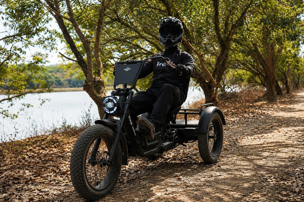 Freego FlekTrike Pro Front Forest Riding2
