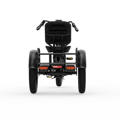 Rear view of freego flextrike pro on a transparent background