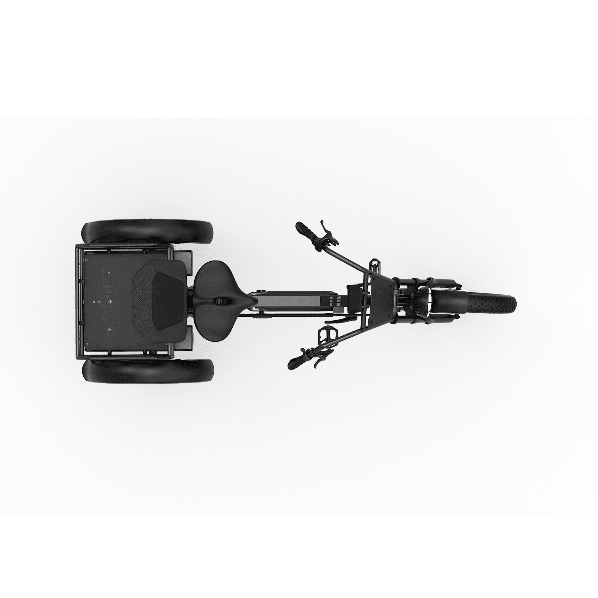 Top-down view of freego flextrike pro on a transparent background