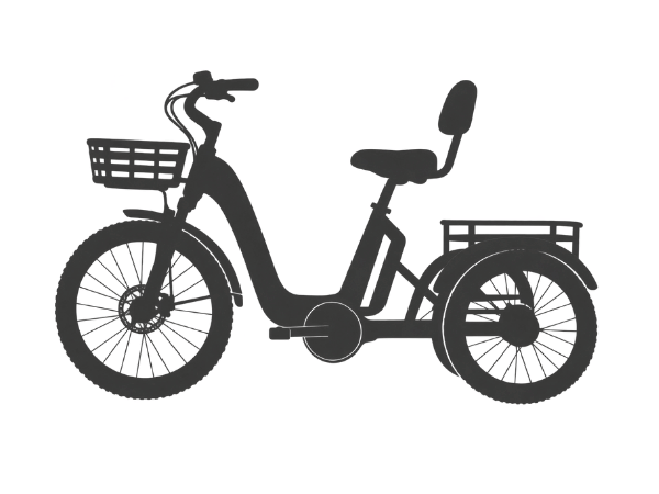 Typical eTrikes silhouette